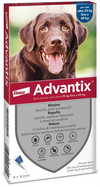 ADVANTIX ANTIPARASSITARIO PER CANI 10-25 KG