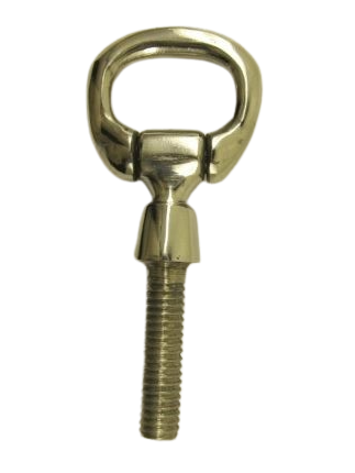 ANELLO OVALE CON FIBBIA A PERNO INOX