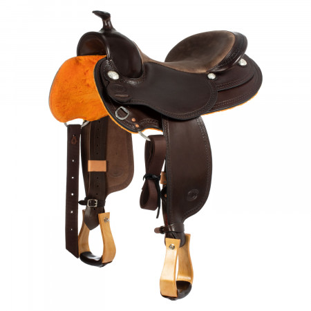 SELLA REINER DENVER MODELLO CLASSIC SQUARE RAWHIDE