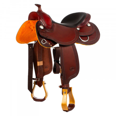SELLA REINER DENVER MODELLO CLASSIC SQUARE RAWHIDE